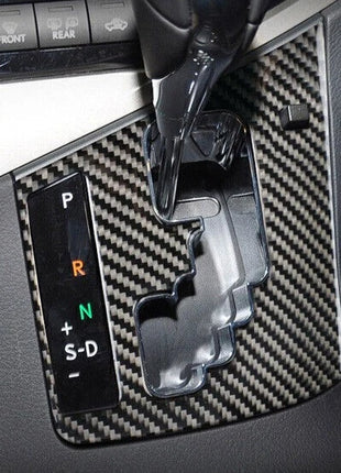 1P Soft Carbon Fiber Console Gear Shift Frame Trim For Lexus RX350 450h 2009-15