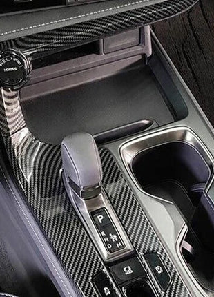 Central Console Gear Shift Cover Trim For Lexus NX250 350 2022-2023 Carbon Fiber