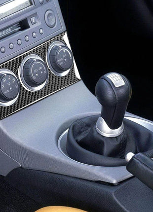 Carbon Fiber Conditioner Control Panel Trim Cover Fit For Nissan 350z 2003-2005