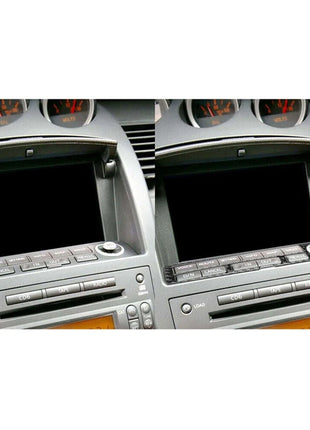 Carbon Fiber Navigation Button Panel Cover Trim For Nissan 350z 2003-2005