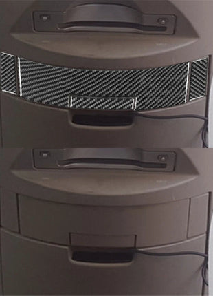 4Pcs Central Control Ashtray Trim Cover Carbon Fiber For Nissan Quest 2004-2006