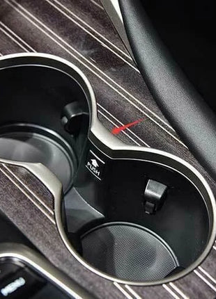 Middle Console Water Cup Frame Trim For Lexus RX350 450h 16-19 Real Carbon Fiber