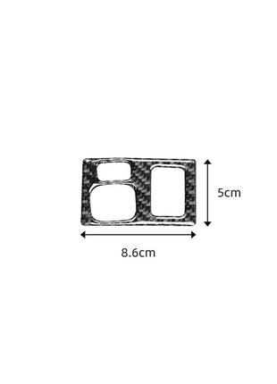 Carbon Fiber Interior Dim Light Control Cover Trim For Lexus CT200h 2011-2017