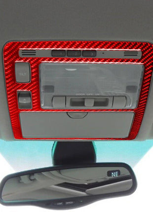 Red Carbon Fiber Overhead Console Frame Trim For LEXUS RX330 RX350 2004-2009