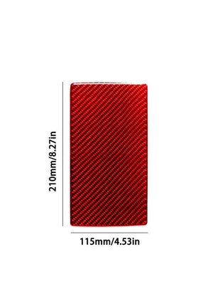 Red Carbon Fiber Interior Center Cupholder Cover Trim For Lexus RX300 1998-2003
