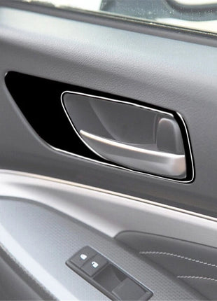 2X Gloss Black Inner Door Handle Cover Trim For Lexus RC300 350 200T 2015-2020