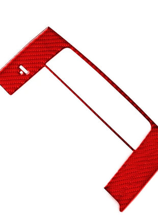 Red Carbon Fiber GPS Navigation Panel Trim For LEXUS IS250 300 350 2006-2012