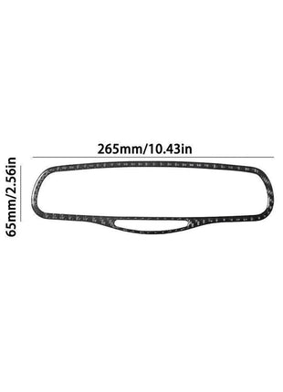 Carbon Fiber Interior Rearview Mirror Cover Trim For Lexus RX330 RX350 2004-2009
