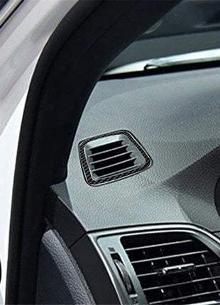 Carbon Fiber Front Defogger Air Outlet Frame Trim For Nissan Sentra 2013-2019