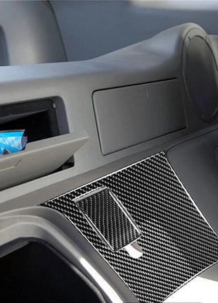 Carbon Fiber Rear Center Console Panel Trim Cover For Nissan 350Z 2003-2009