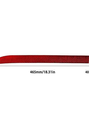 Red Carbon Fiber Interior Passenger Dashboard Cover Trim For Lexus RX330 RX350