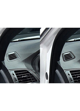 Carbon Fiber Front Defogger Air Outlet Frame Trim For Nissan Sentra 2013-2019
