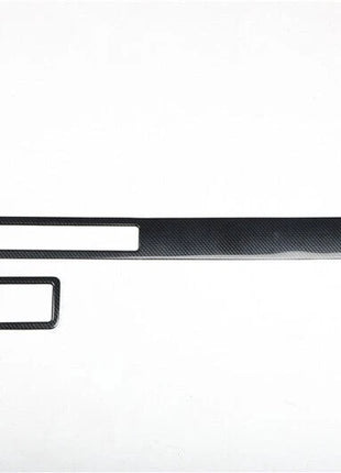 Fiber Central Console Dashboard Strip Cover Fit For Volvo S80 2009-2015 Carbon