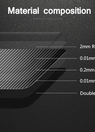 For Lexus IS250-350 2006-2012 Carbon Fiber Inner Glove Box Handle Cover Trim