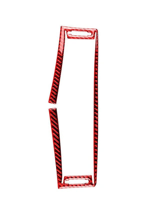 Red Carbon Fiber Center Control Air Vent Outlet Trim Cover For Lexus IS250 IS350
