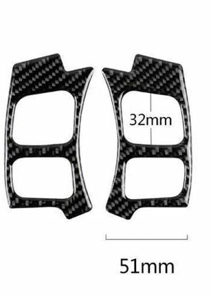 Steering Wheel Switch Cover Trim For Lexus IS300 350 2014-2019 Real Carbon Fiber