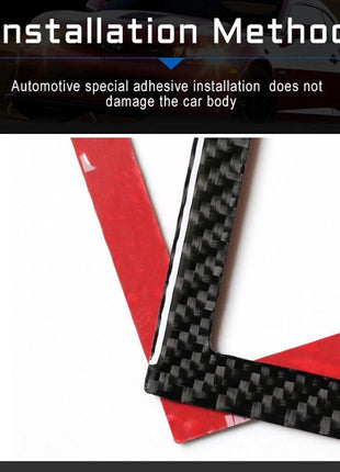 4x Carbon Fiber Side Air Vent Outlet Cover Trim For Lexus RX350 RX450h 2010-2012