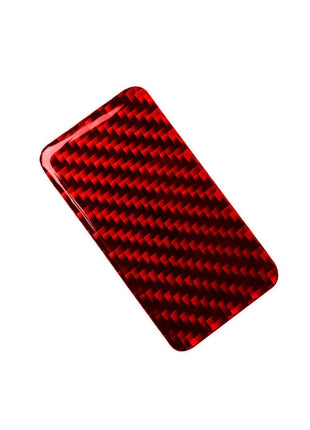 3Pcs Red Carbon Fiber Central Control Panel Trim Cover For Nissan 350Z 2006-2009