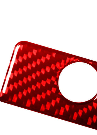 Red Carbon Fiber Interior Glove Box Handle Trim For Lexus RX330 350 2004-2009