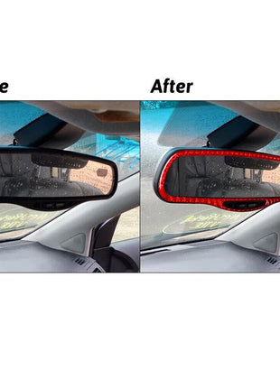 Red Carbon Fiber Interior Rearview Mirror Trim For Lexus RX330 RX350 2004-2009