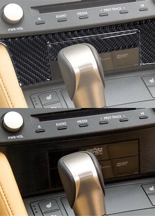 Carbon Fiber Center Console Lower Panel Trim For Lexus RC300 350 200t 2015-2020