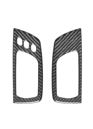 2Pcs Carbon Fiber Interior Front Door Handle Cover Trim For Lexus RX330 RX350