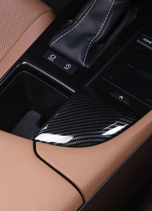 For Lexus ES250 300h 350 2019-2022 ABS Carbon Fiber Gear Shift Panel Cover Trim