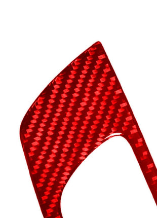 4Pcs Red Carbon Fiber Interior Door Handle Cover Trim For Lexus RX330 RX350