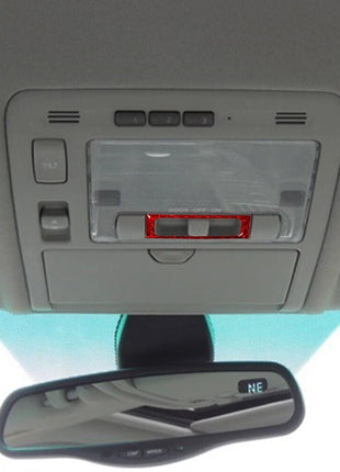 Red Carbon Fiber Overhead Console Ring Cover Trim For LEXUS RX330 350 2004-2009