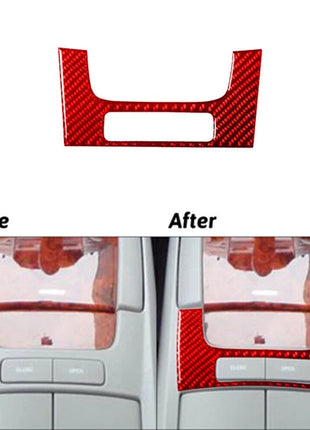 50Pcs Red Carbon Fiber Cover Trim Kit For LEXUS RX330 2004-2006 RX350 2006-2009