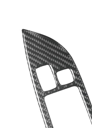 4Pcs Carbon Fiber Window Lift Control Cover Trim For LEXUS RX330 RX350 2004-2009