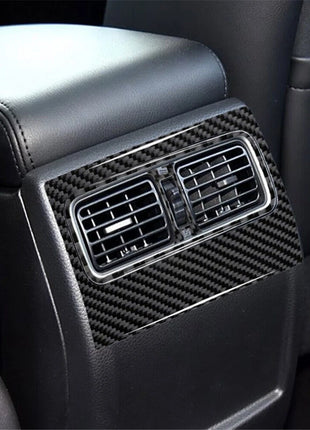 Carbon Fiber Rear Vent Outlet Panel Cover Trim For Nissan Altima 2013-2015