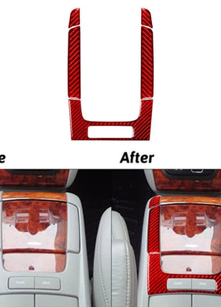 50Pcs Red Carbon Fiber Cover Trim Kit For LEXUS RX330 2004-2006 RX350 2006-2009