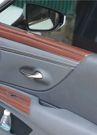 Window Lock Lift Panel Frame Trim 4* For Lexus ES250 300h 350 2019-2023 Red Wood