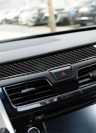 Carbon Fiber Front Warning Light Top Cover Trim For Nissan Altima 2013-2015