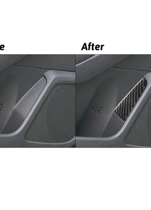 4Pcs Carbon Fiber Door Pull Inner Panel Cover Trim For Nissan Altima 2019-2022