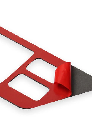 Red Carbon Fiber Demister Switch Panel Cover Trim For Nissan Gt-r R35 2008-2016