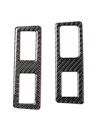 Carbon Fiber Rear Power Outlet Panel Cover Trim For Lexus RX350 RX450H 2010-2012
