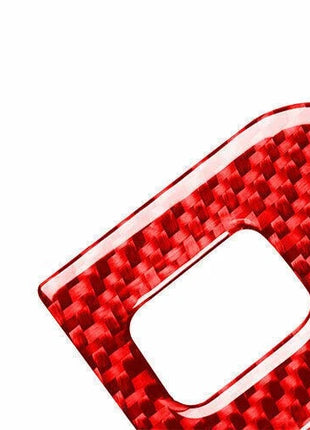Seat Button Handle Panel Cover For Lexus GS350 450h 07-11 Real Red Carbon Fiber