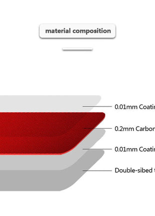 Red Carbon Fiber Reading Light Decoration Trim Cover For Nissan 350Z 2006-2009
