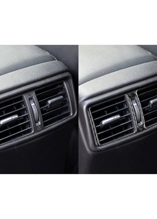 3pcs Carbon Fiber Rear Air Vent Outlet Cover Trim For Nissan Rogue 2014-2016