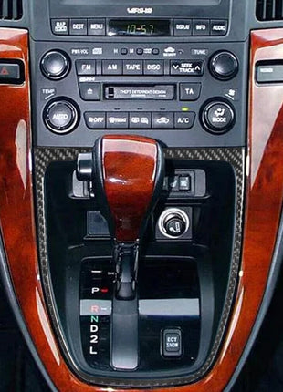 Carbon Fiber Interior Gear Shift Surround Cover Trim For Lexus RX300 1998-2003