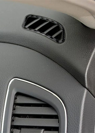 Carbon Fiber Dashboard Air Outlet Frame Cover Trim For Nissan Altima 2013-2015