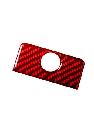 Red Carbon Fiber Interior Glove Box Handle Trim For Lexus RX330 350 2004-2009
