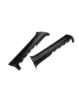 Carbon Fiber Look Front Bumper Center Grill Strip Trim For Ford Focus 2012-14