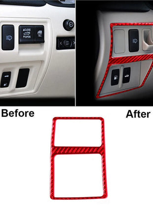 13Pcs Red Carbon Fiber Inner Full Set Cover Trim For Lexus IS250 IS350 2006-2012