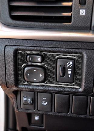 Carbon Fiber Interior Dim Light Control Cover Trim For Lexus CT200h 2011-2017