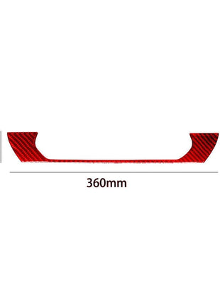 Red Carbon Fiber Lcd Screen Below Frame Cover Trim For Nissan Altima 2019-2022