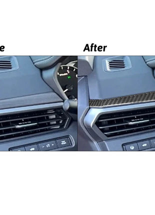 Carbon Fiber Driver Side Air Vent Above Cover Trim For Nissan Altima 2019-2022