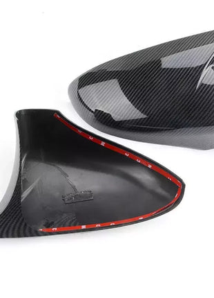 Carbon Black Side Mirror Cover Cap For Lexus IS200 IS250 IS300 IS350 2014-2020